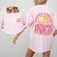 Forever Chasing Sunsets, Palm Trees, Beach, Summer, Comfort Colors T-Shirt