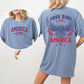Free Bird, America, Red White Blue, Patriotic, 1776, Retro, Concert, Front And Back, USA, Independence Day, Tshirt Comfort Colors T-Shirt