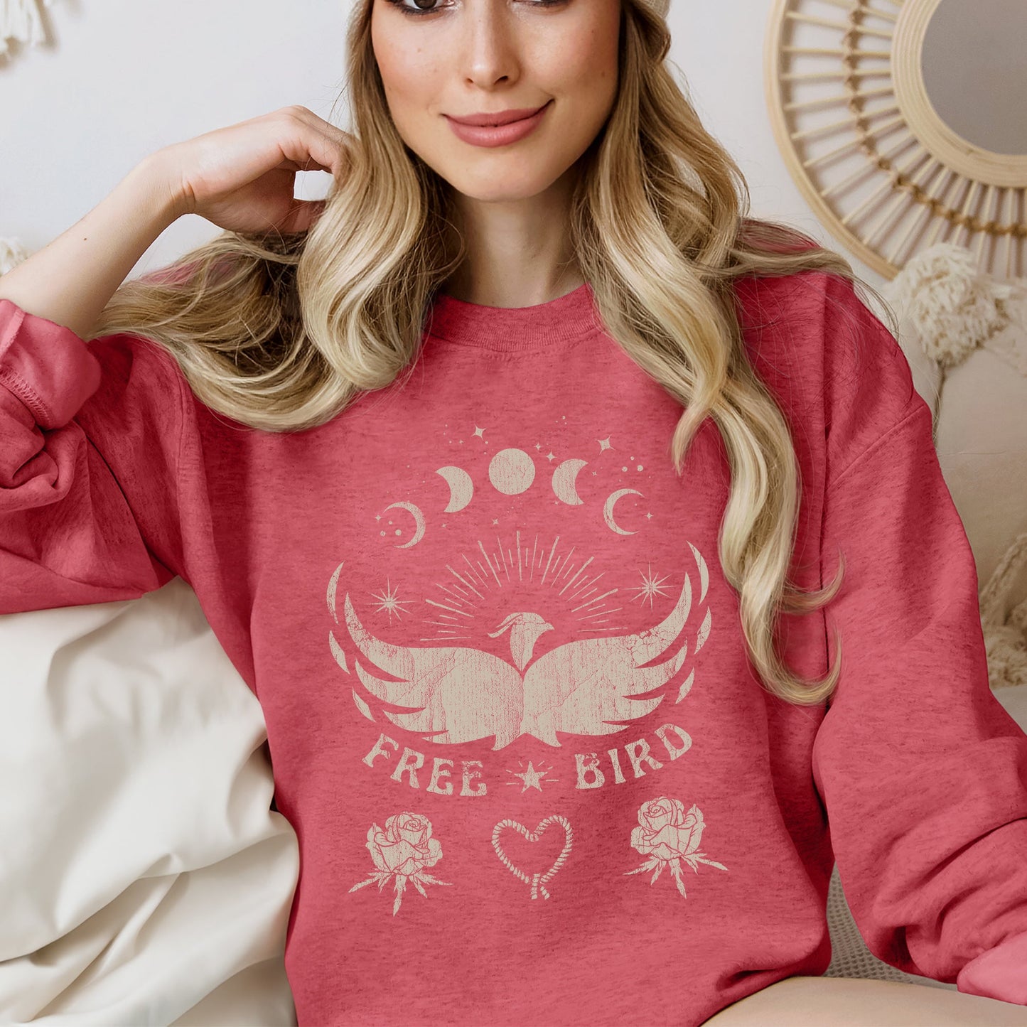 Free Bird, Music, Concert, Western Sweatshirt