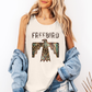 Free Bird, Thunderbird, Music, Leopard Print Comfort Colors Tank Top