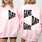Game Day, Front and Back, Cheer, Football, Sports, Big Game, Touchdown, Tailgate Party Sweatshirt