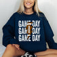Game Day, Lightening Bolt, Football, Sports, Big Game, Touchdown, Tailgate Party Sweatshirt