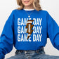 Game Day, Lightening Bolt, Football, Sports, Big Game, Touchdown, Tailgate Party Sweatshirt