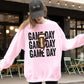 Game Day, Lightening Bolt, Football, Sports, Big Game, Touchdown, Tailgate Party Sweatshirt