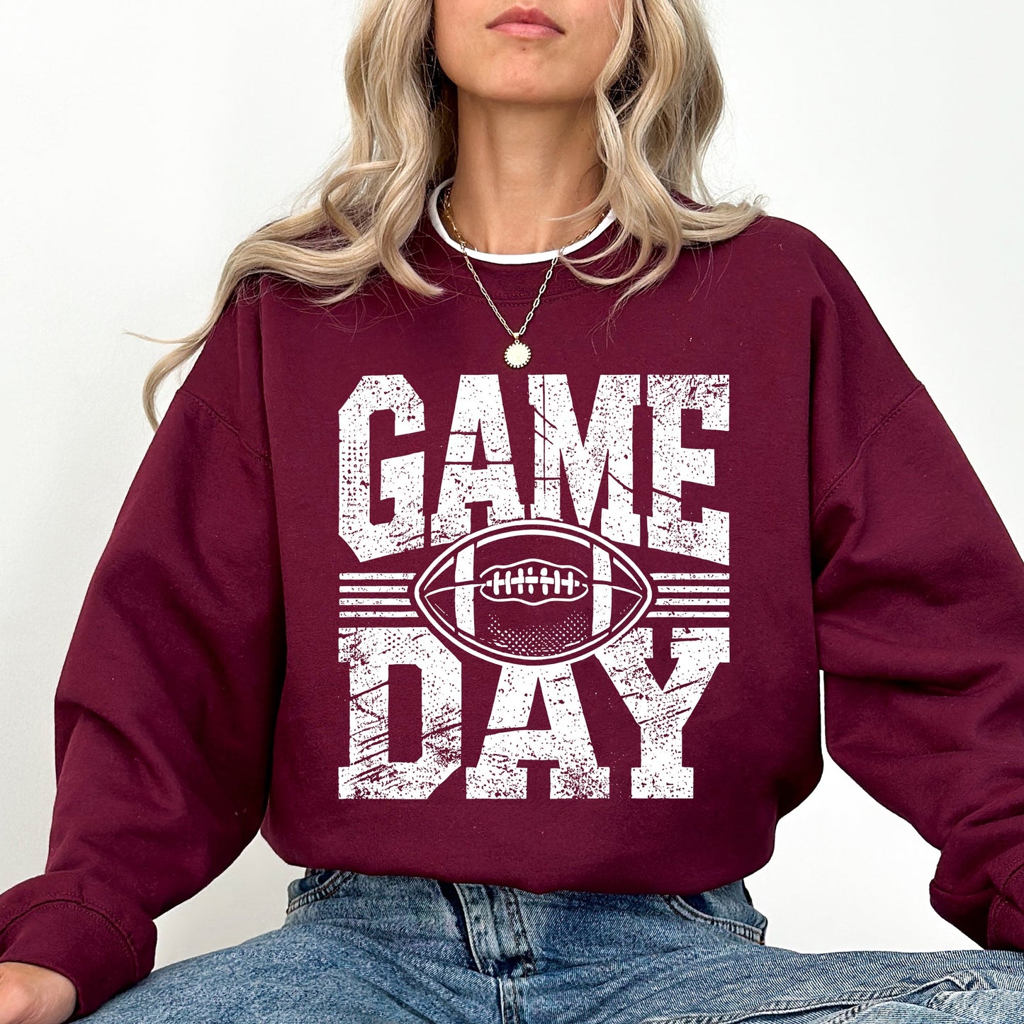 Game Day, Varsity, Football, Sports, Big Game, Touchdown, Tailgate Party Sweatshirt