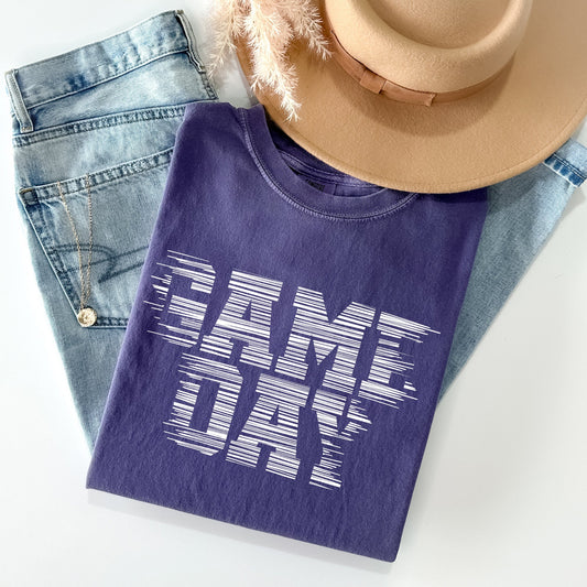 Game Day, Vintage, Football, Sports, Big Game, Touchdown, Tailgate Party Tshirt Comfort Colors T-Shirt
