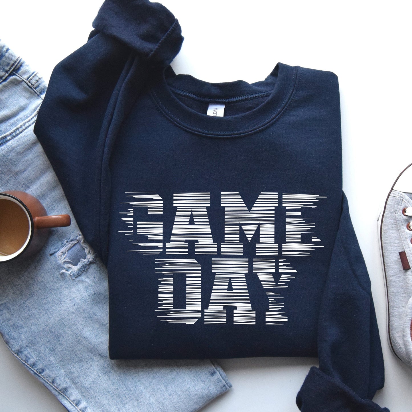 Game Day, Vintage, Football, Sports, Big Game, Touchdown, Tailgate Party Sweatshirt