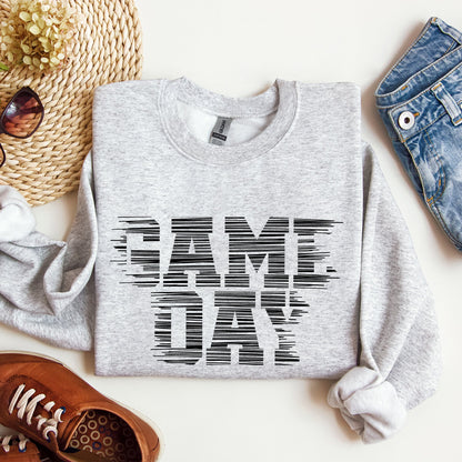 Game Day, Vintage, Football, Sports, Big Game, Touchdown, Tailgate Party Sweatshirt