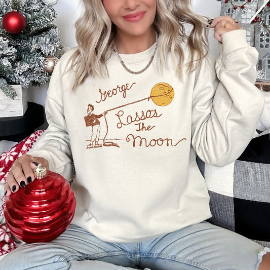 George Lassos The Moon Sweatshirt