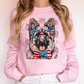 German Shepherd Patriotic Dog, USA, America, Pet Lover, 4th of July Sweatshirt