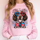 German Shorthaired Pointer Patriotic Dog, USA, America, Pet Lover, 4th of July Sweatshirt