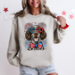 German Shorthaired Pointer Patriotic Dog, USA, America, Pet Lover, 4th of July Sweatshirt