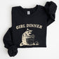 Girl Dinner, Raccoon, Meme, Aesthetic, Funny Sweatshirt