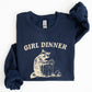 Girl Dinner, Raccoon, Meme, Aesthetic, Funny Sweatshirt