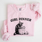 Girl Dinner, Raccoon, Meme, Aesthetic, Funny Sweatshirt