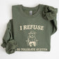 Gluten Bear, Celiac, Meme, Aesthetic, Funny Sweatshirt