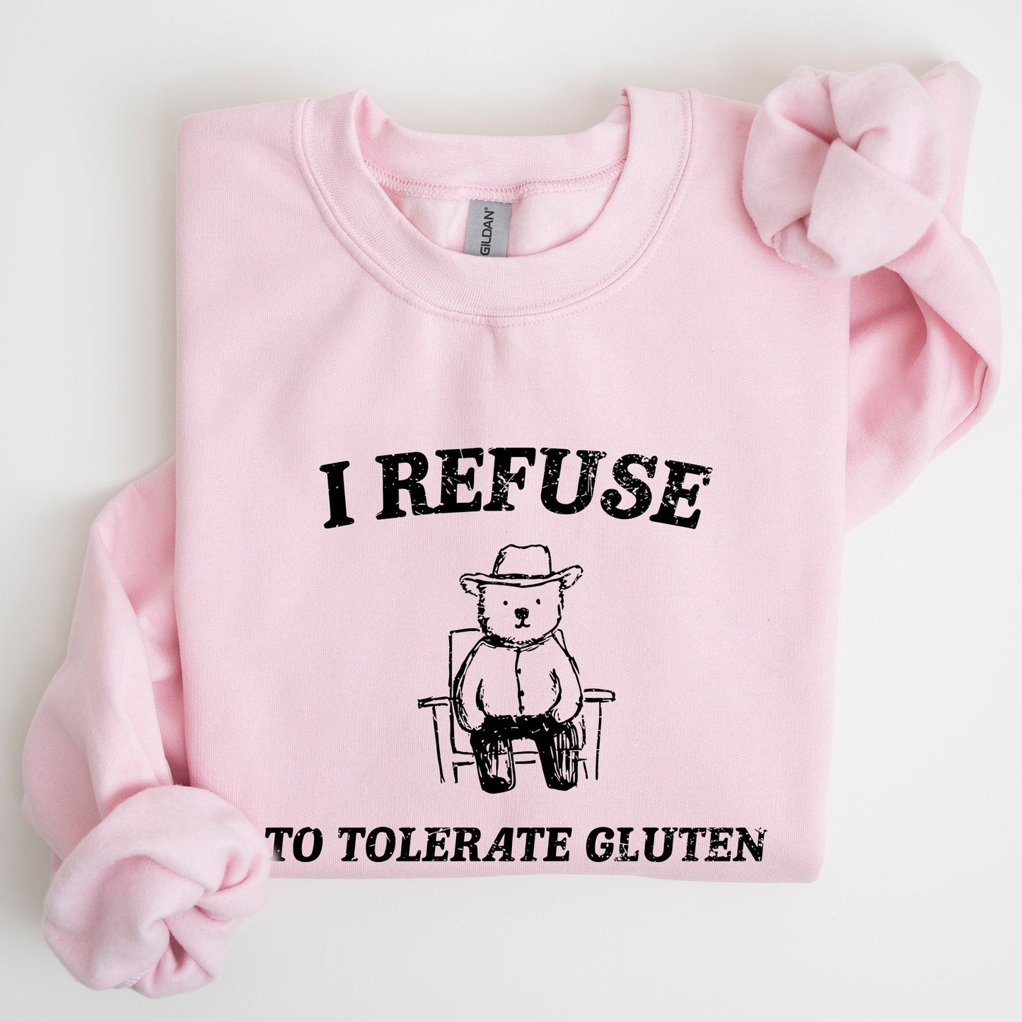 Gluten Bear, Celiac, Meme, Aesthetic, Funny Sweatshirt