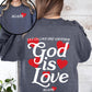 God Is Love, Agape, Love One Another, Bible, Faith, Christian, Religious Sweatshirt