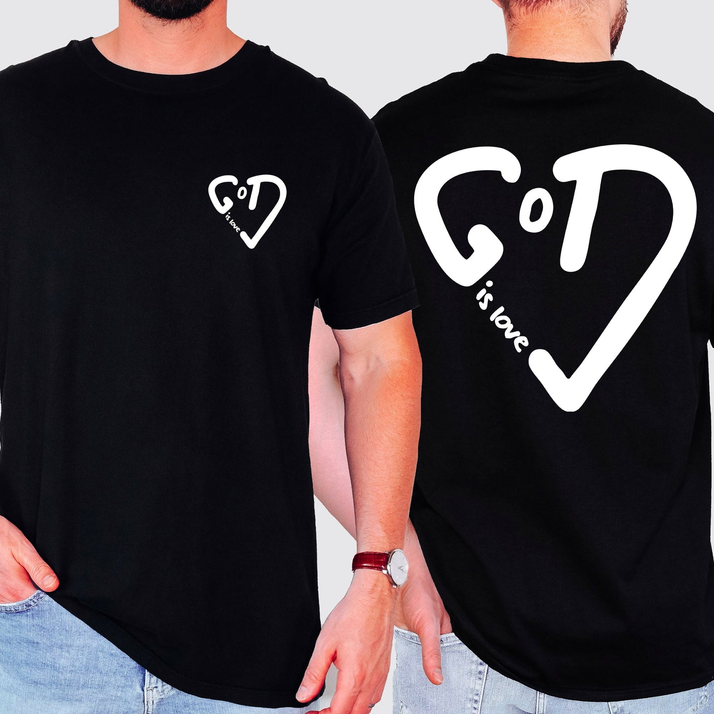 God Is Love, Bible, Christ, Gospel, Faith, Christian Tshirt Comfort Colors T-Shirt