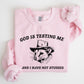 God Is Testing Me, Opossum, Possum, Funny Sweatshirt