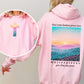 God Turns Broken Pieces Into Masterpieces, Give Him Your Pieces, Front and Back, Religious, Gospel, Faith, Jesus, Christian Hoodie, Hooded Sweatshirt