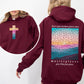 God Turns Broken Pieces Into Masterpieces, Give Him Your Pieces, Front and Back, Religious, Gospel, Faith, Jesus, Christian Hoodie, Hooded Sweatshirt