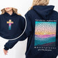 God Turns Broken Pieces Into Masterpieces, Give Him Your Pieces, Front and Back, Religious, Gospel, Faith, Jesus, Christian Hoodie, Hooded Sweatshirt
