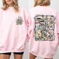 Good Energy Is Contagious, Skeleton, Butterfly Sweatshirt