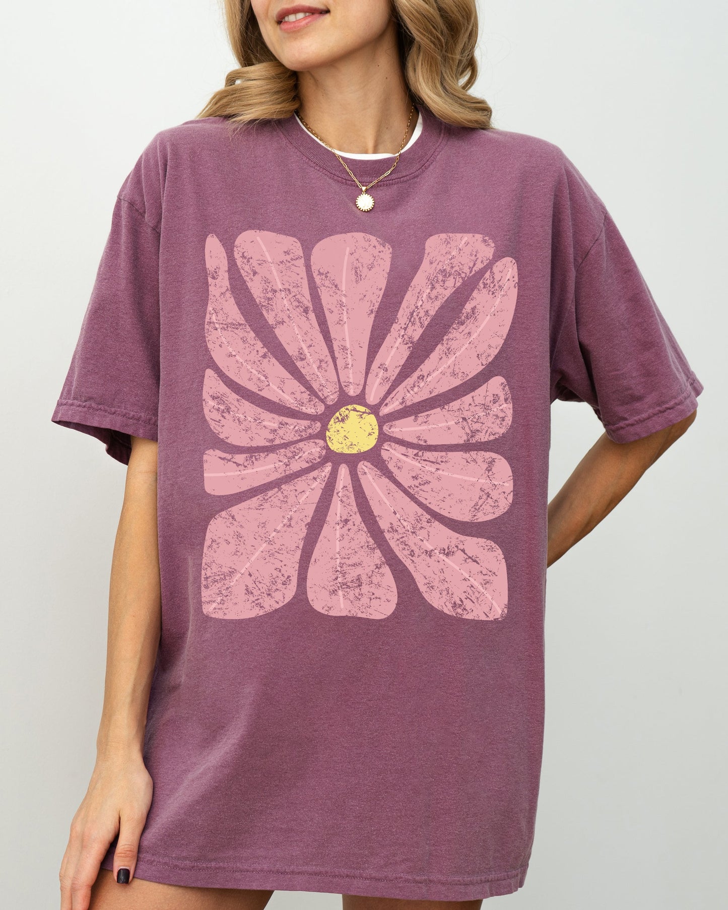 Gorgeous Abstract Flower, Boho Floral Design, Summer Vibes, Gardening, Festival, Nature Shirt Comfort Colors T-Shirt