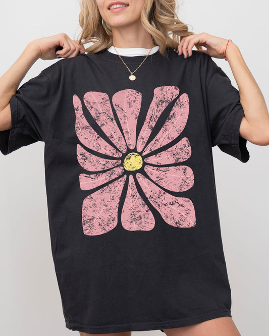 Gorgeous Abstract Flower, Boho Floral Design, Summer Vibes, Gardening, Festival, Nature Shirt Comfort Colors T-Shirt