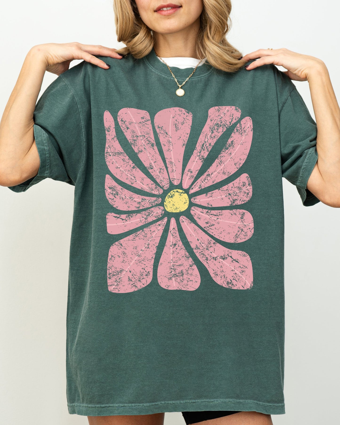 Gorgeous Abstract Flower, Boho Floral Design, Summer Vibes, Gardening, Festival, Nature Shirt Comfort Colors T-Shirt