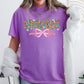 Grandma, Mother's Day, Ribbon, Bow, Floral, Flowers, Bright, Colorful, Pastels Tshirt Comfort Colors T-Shirt