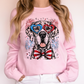 Great Dane Patriotic Dog, USA, America, Pet Lover, 4th of July Sweatshirt