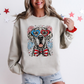 Great Dane Patriotic Dog, USA, America, Pet Lover, 4th of July Sweatshirt
