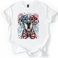 Great Dane Patriotic Dog, USA, America, Pet Lover, 4th of July, Soft Style T-Shirt
