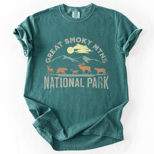 Great Smoky Mountains National Park, Nature, Outdoors, Camping, Hiking, Comfort Colors T-Shirt