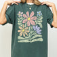 Groovy, Gorgeous Abstract Flowers, Boho Floral Design, Summer Vibes, Gardening, Festival, Nature Shirt Comfort Colors T-Shirt