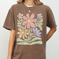 Groovy, Gorgeous Abstract Flowers, Boho Floral Design, Summer Vibes, Gardening, Festival, Nature Shirt Comfort Colors T-Shirt