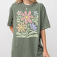 Groovy, Gorgeous Abstract Flowers, Boho Floral Design, Summer Vibes, Gardening, Festival, Nature Shirt Comfort Colors T-Shirt