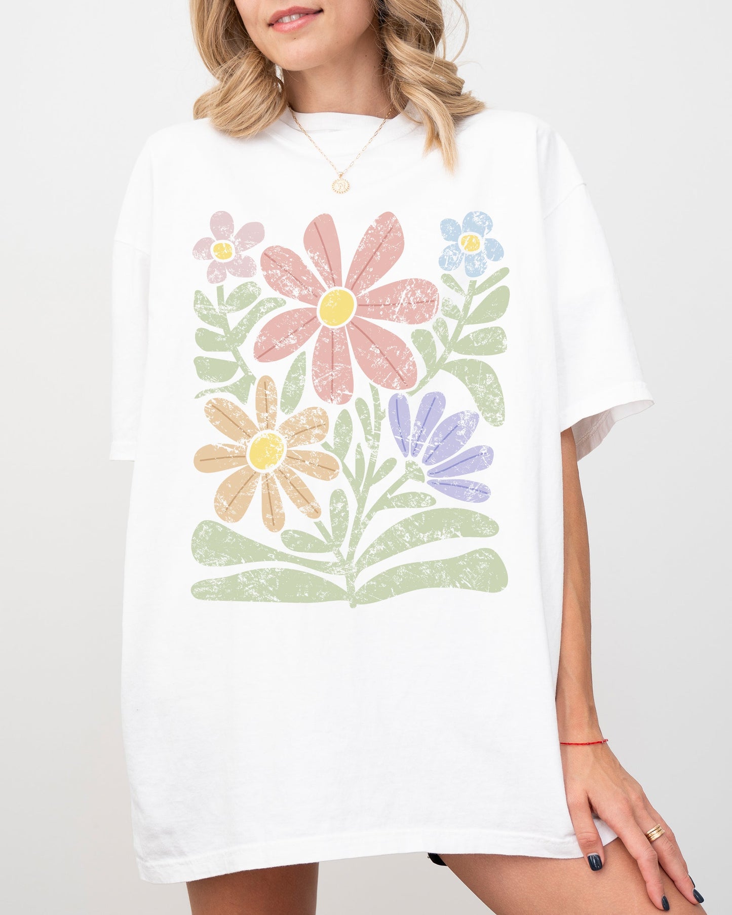 Groovy, Gorgeous Abstract Flowers, Boho Floral Design, Summer Vibes, Gardening, Festival, Nature Shirt Comfort Colors T-Shirt