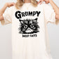 Grumpy Cat, Funny, Snarky, Sarcasm, Grumpy Most Days, Trendy Shirt Comfort Colors T-Shirt