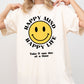 Happy Mind, Happy Life, One Day At A Time, Aesthetic, Positivity, Meme, Mental Health Shirt Comfort Colors T-Shirt