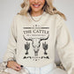 He Owns The Cattle On A Thousand Hills, Christ, Religious, Christian, Cowboy, Worship, Gospel, Psalm Sweatshirt