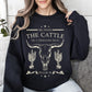He Owns The Cattle On A Thousand Hills, Christ, Religious, Christian, Cowboy, Worship, Gospel, Psalm Sweatshirt