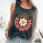 Hello Summer, Smiley, Sunshine, Beach Vibes Comfort Colors Tank Top