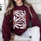 Here Comes The Sun, Boho Floral Design Sweatshirt