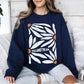 Here Comes The Sun, Boho Floral Design Sweatshirt