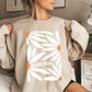 Here Comes The Sun, Boho Floral Design Sweatshirt