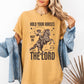 Hold Your Horses, Wait On The Lord, Christian, Jesus, Gospel, Faith, Saved Tshirt Comfort Colors T-Shirt