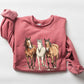 Horses, Western, Classic, Country, Cowboy, Cowgirl, Rodeo Sweatshirt